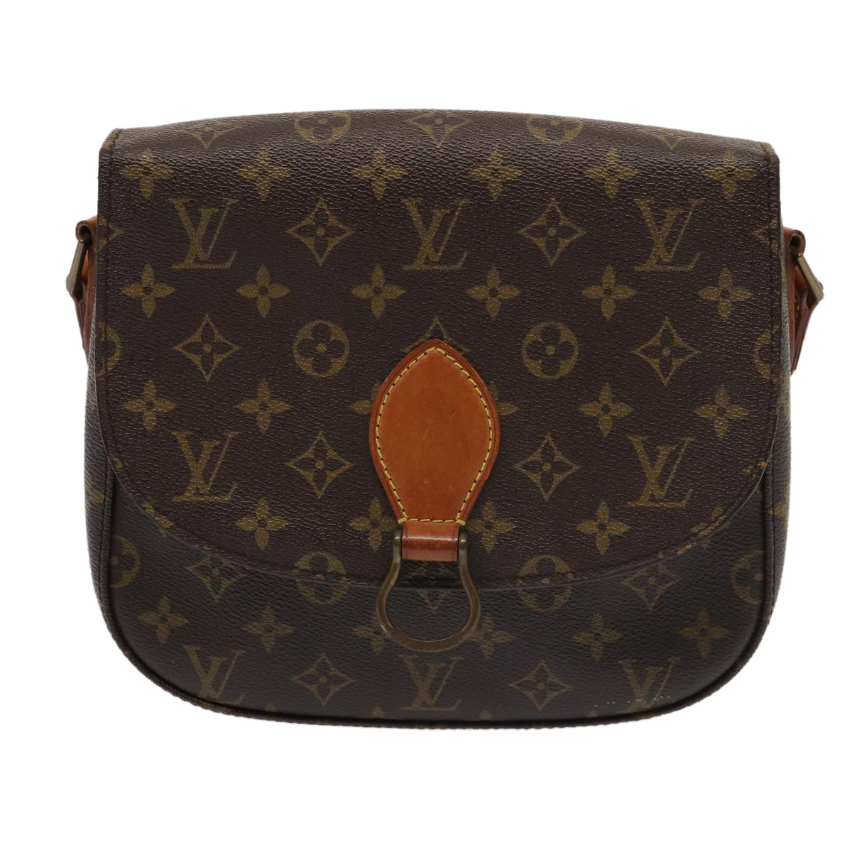 LOUIS VUITTON Monogram Saint Cloud GM Shoulder Bag M51242 LV 84060