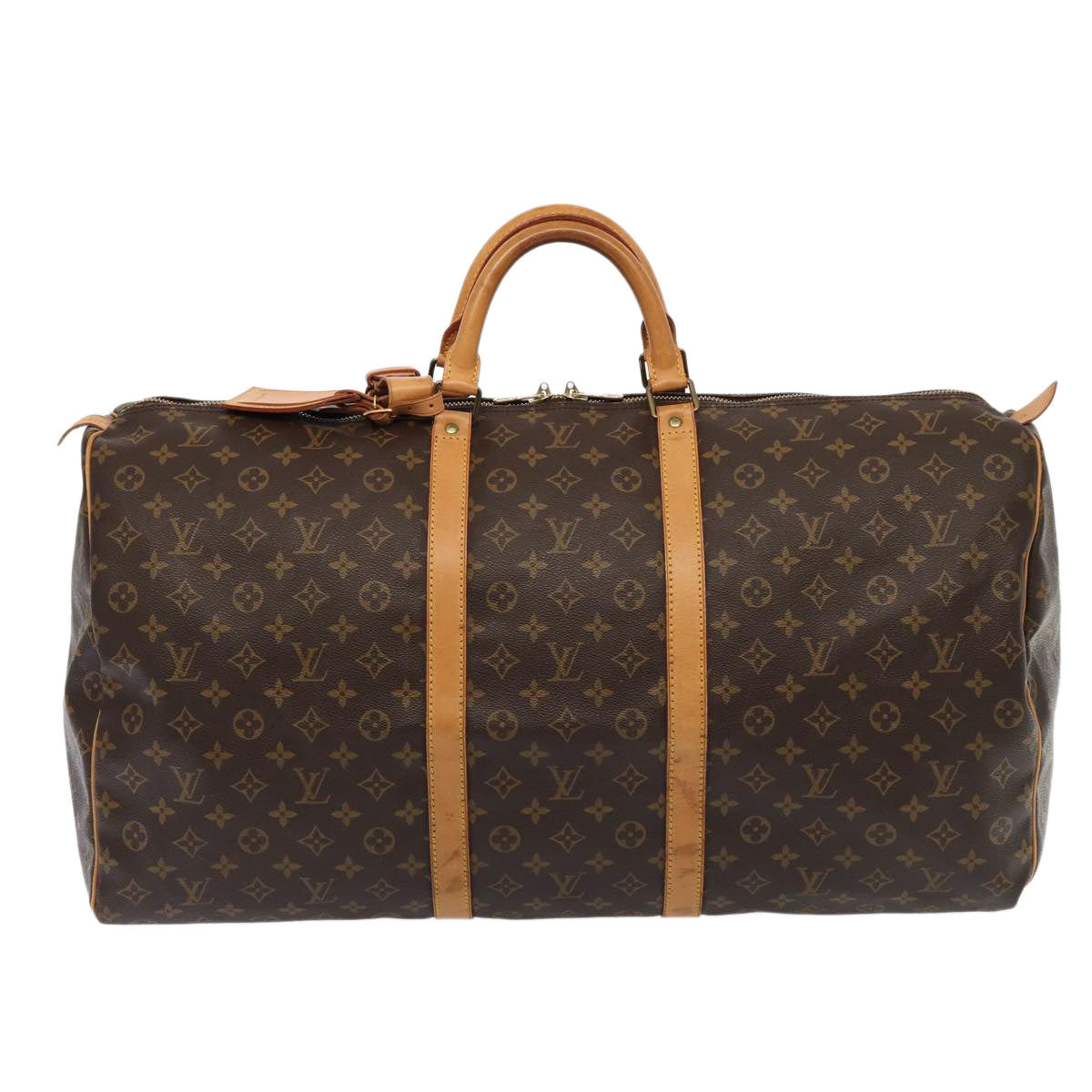 LOUIS VUITTON Monogram Keepall 60 Boston Bag M41422 LV 84065