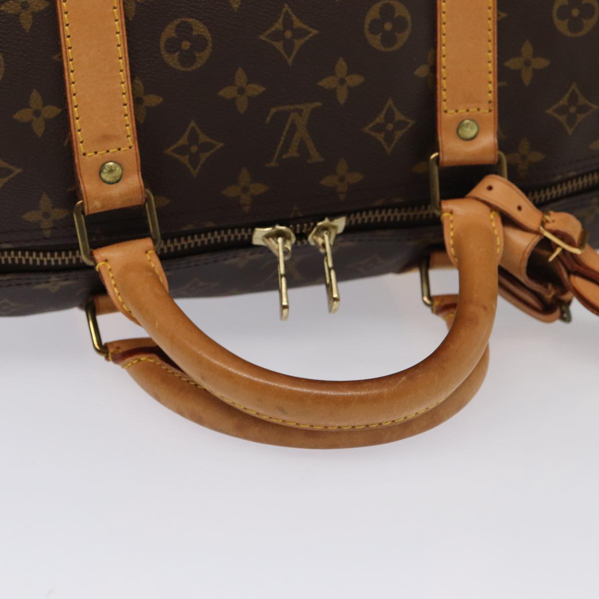 LOUIS VUITTON Monogram Keepall 60 Boston Bag M41422 LV 84065