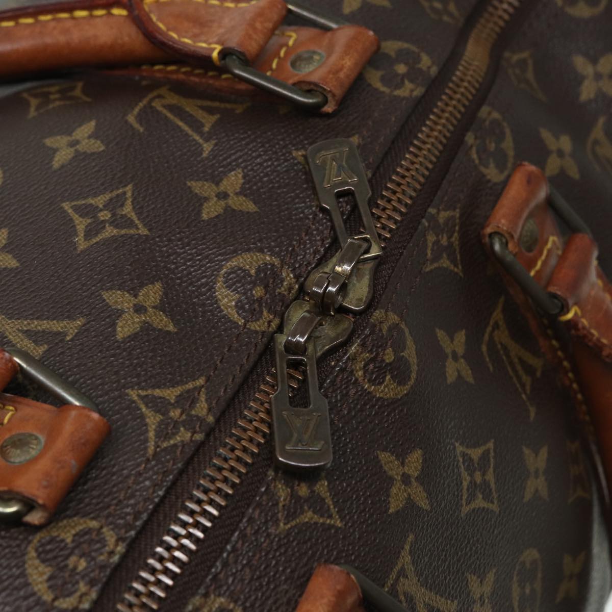LOUIS VUITTON Monogram Keepall 50 Boston Bag M41426 LV 84066