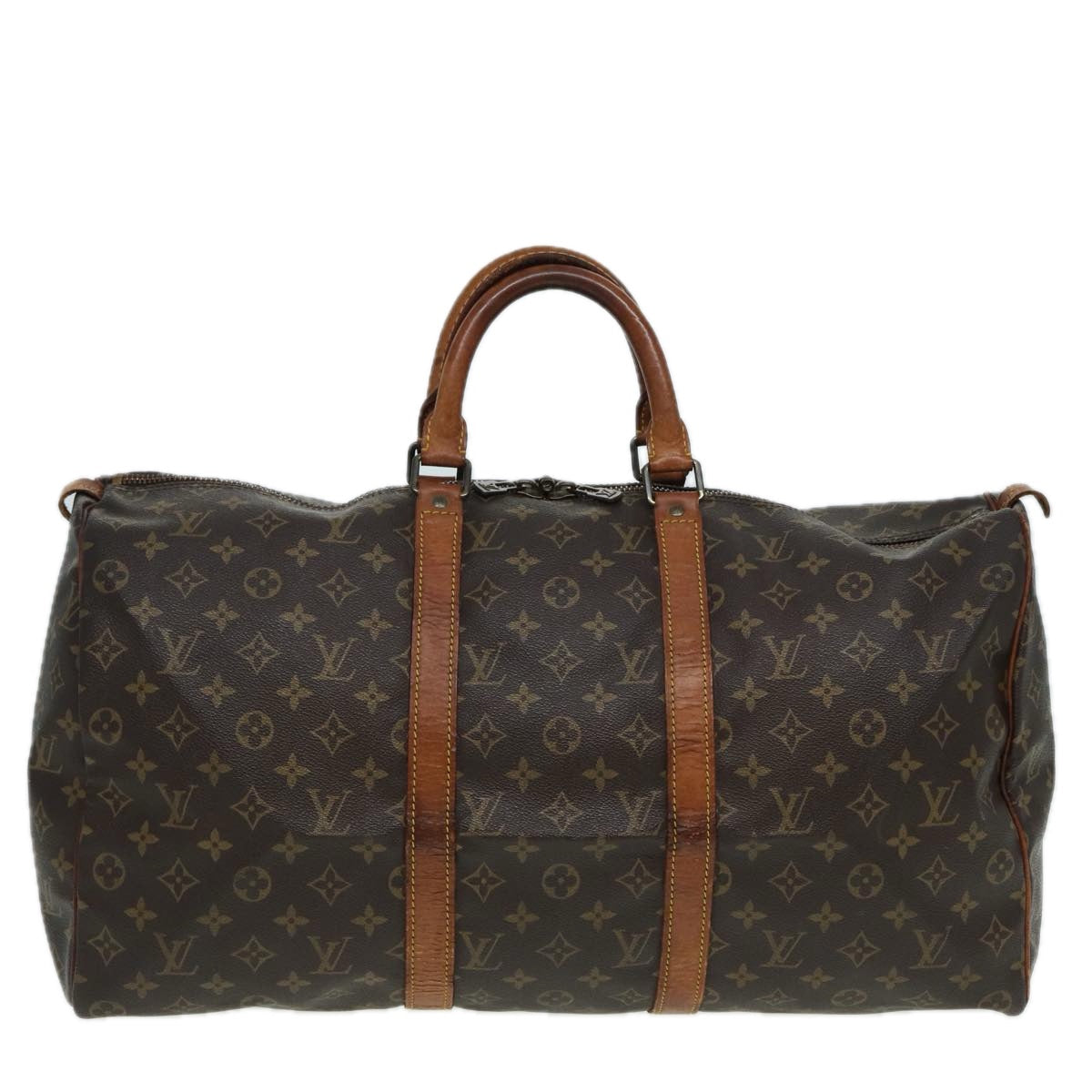 LOUIS VUITTON Monogram Keepall 50 Boston Bag M41426 LV 84066