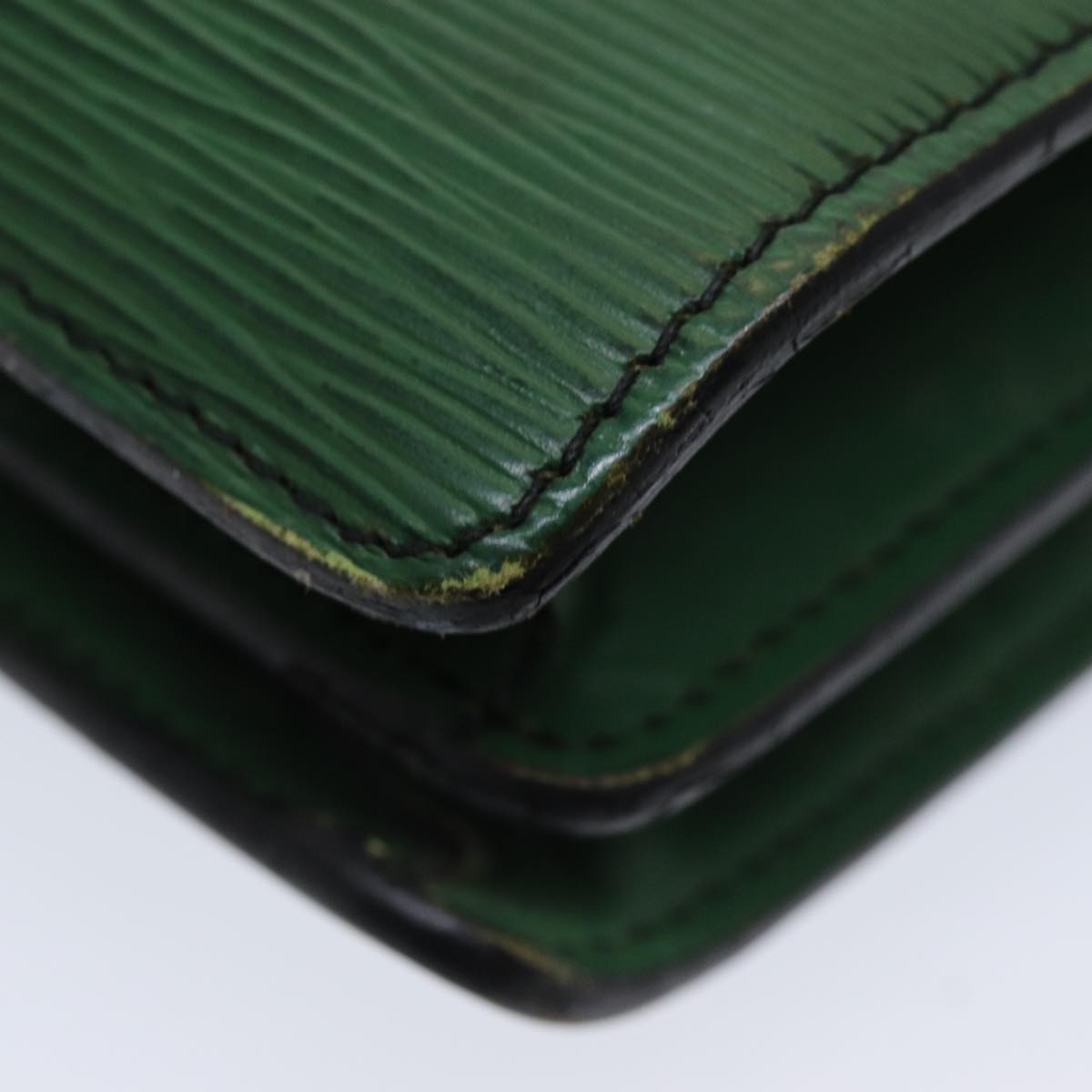 LOUIS VUITTON Epi Serviette Ambassador Business Bag Green M54412 LV 84072