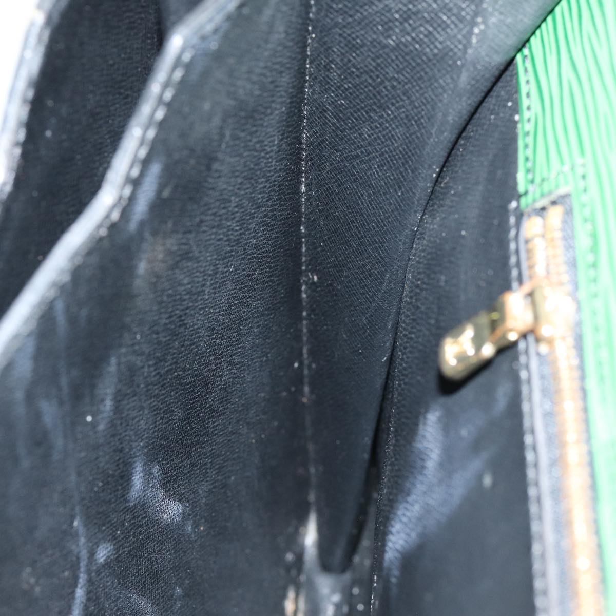 LOUIS VUITTON Epi Serviette Ambassador Business Bag Green M54412 LV 84072