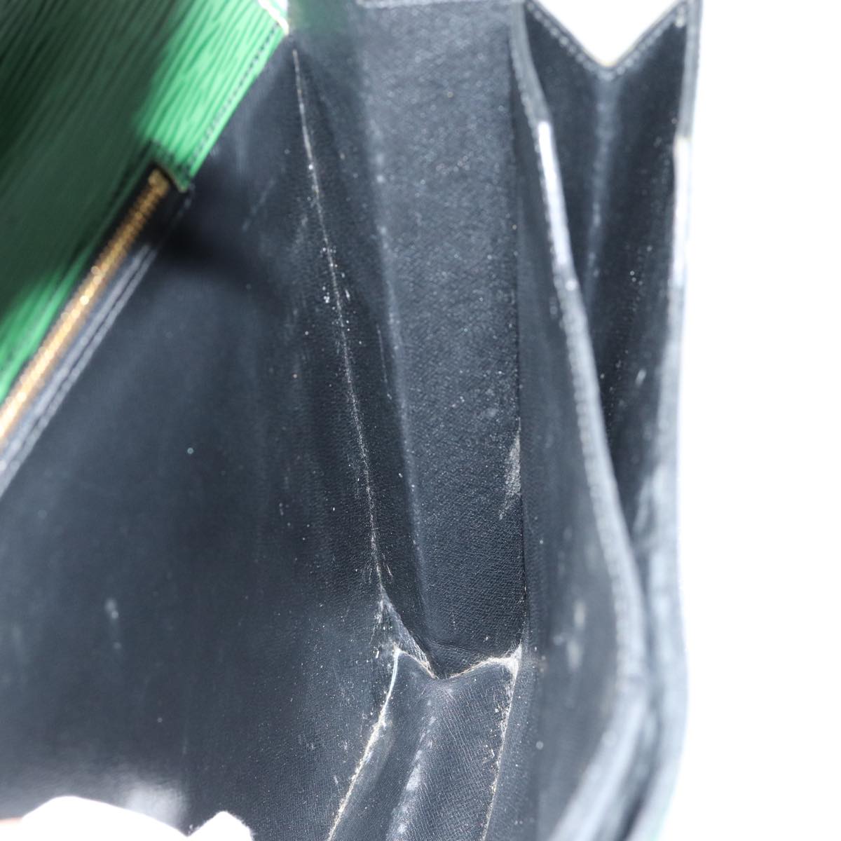 LOUIS VUITTON Epi Serviette Ambassador Business Bag Green M54412 LV 84072