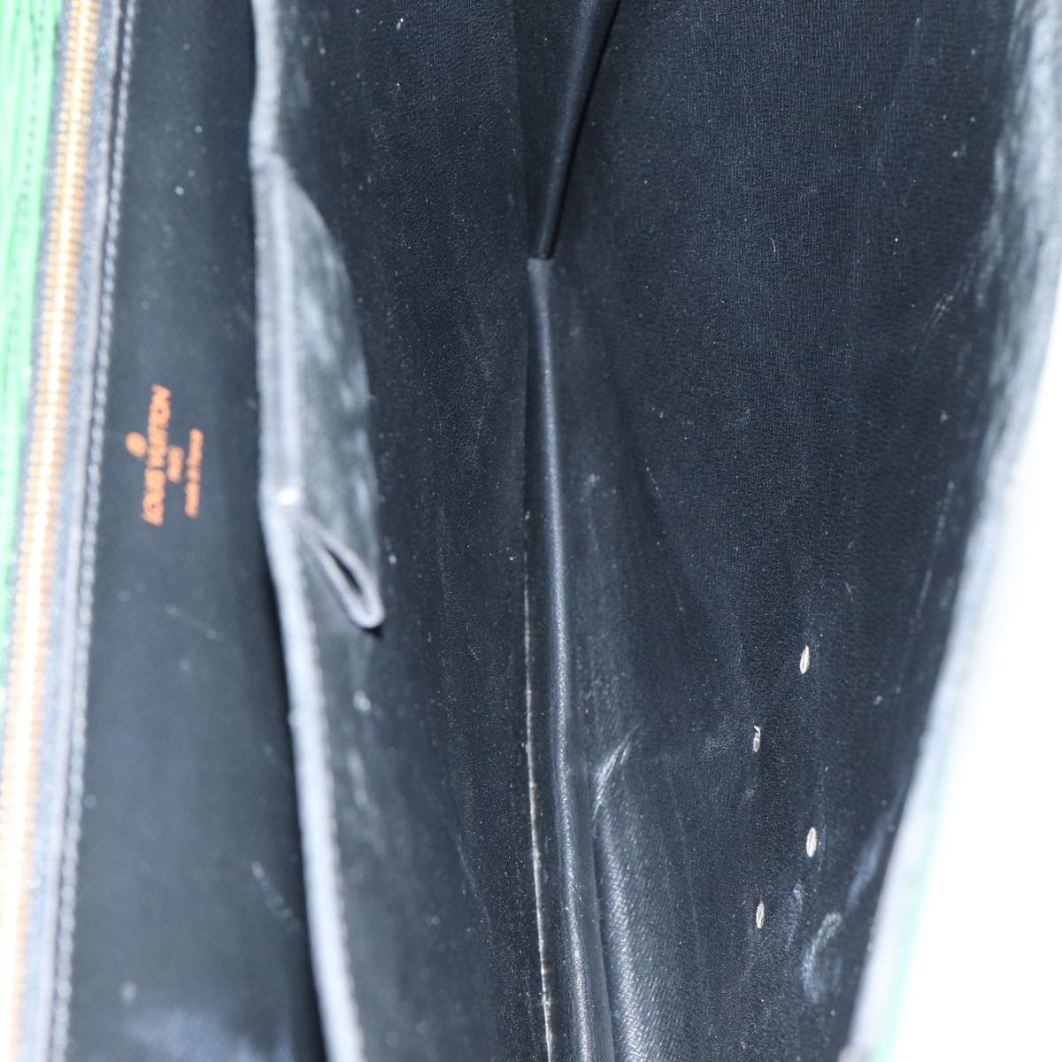 LOUIS VUITTON Epi Serviette Ambassador Business Bag Green M54412 LV 84072