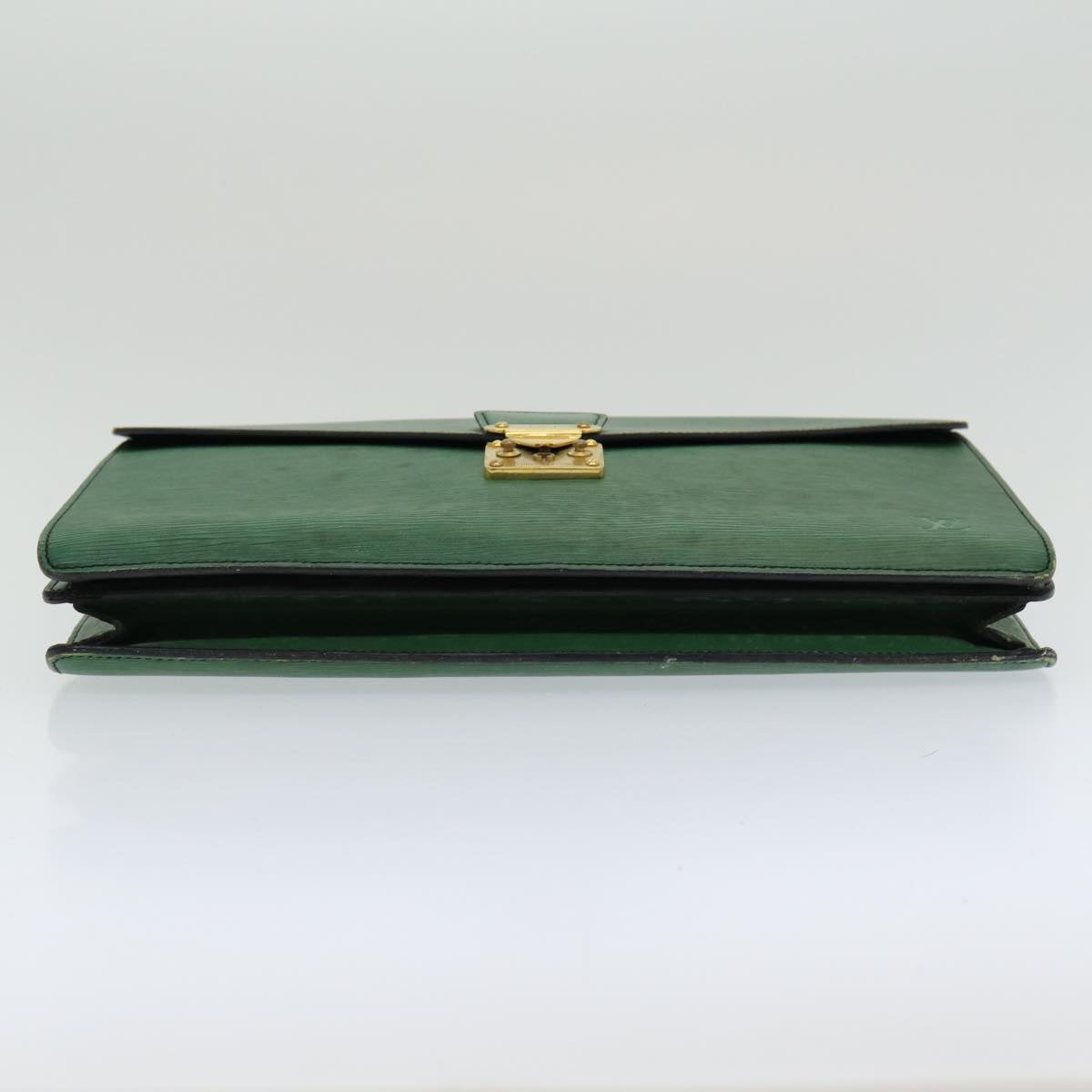 LOUIS VUITTON Epi Serviette Ambassador Business Bag Green M54412 LV 84072