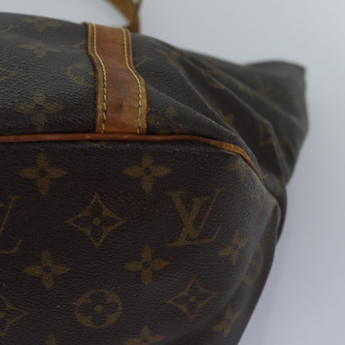 LOUIS VUITTON Monogram Sac Shopping Tote Bag M51108 LV 84073