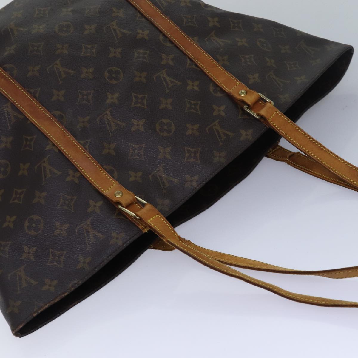 LOUIS VUITTON Monogram Sac Shopping Tote Bag M51108 LV 84073