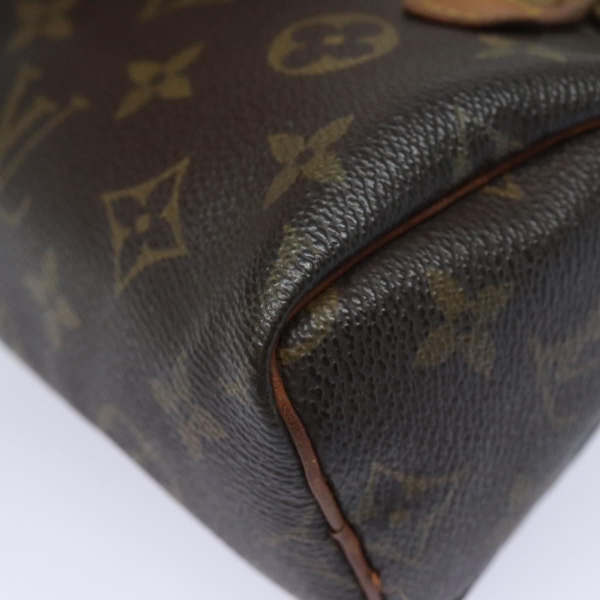 LOUIS VUITTON Monogram Mini Speedy Hand Bag M41534 LV 84078