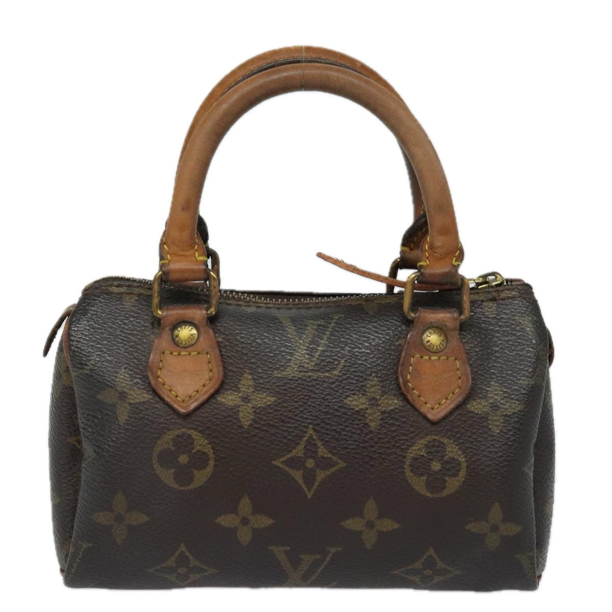LOUIS VUITTON Monogram Mini Speedy Hand Bag M41534 LV 84078