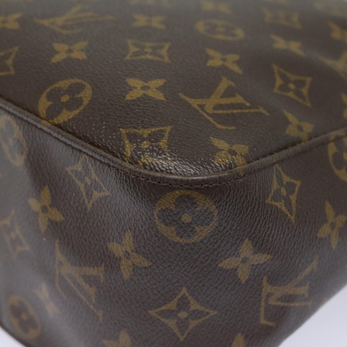 LOUIS VUITTON Monogram Looping GM Shoulder Bag M51145 LV 84081