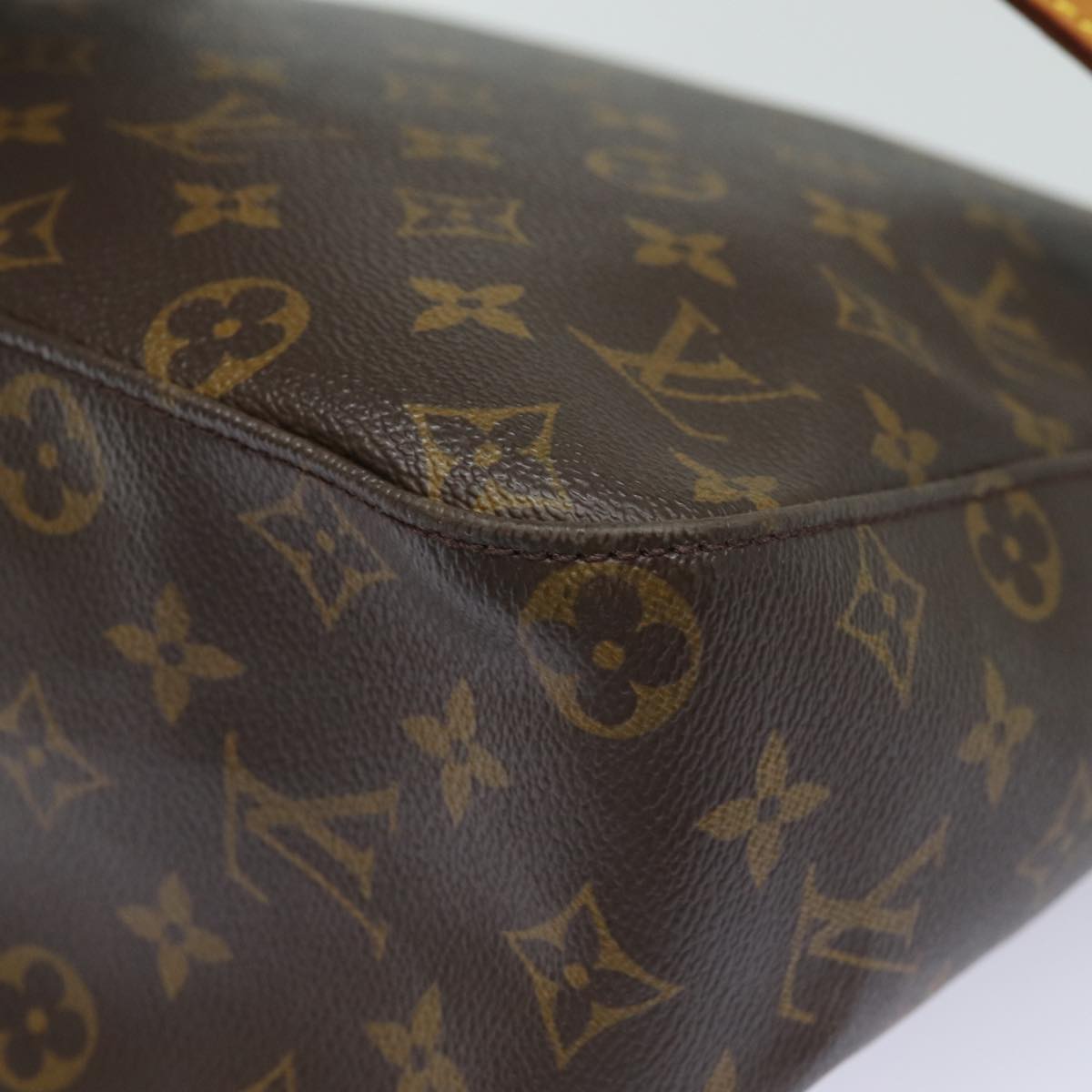 LOUIS VUITTON Monogram Looping GM Shoulder Bag M51145 LV 84081
