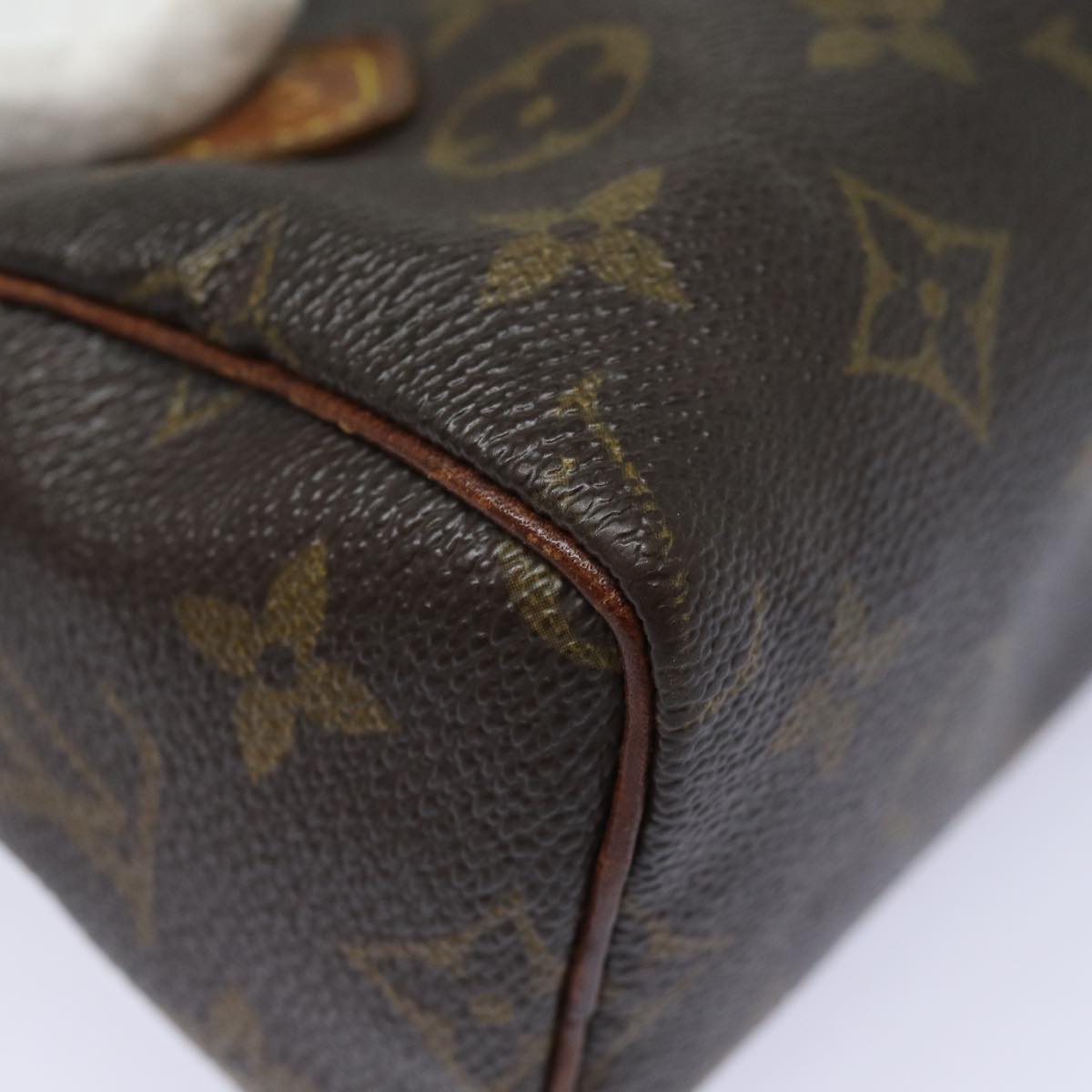 LOUIS VUITTON Monogram Mini Speedy Hand Bag M41534 LV 84084