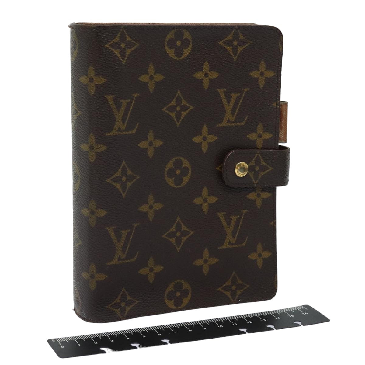 LOUIS VUITTON Monogram Agenda MM Day Planner Cover R20105 LV 84086