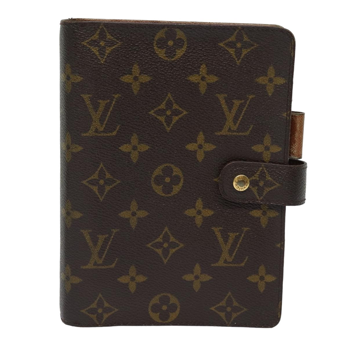 LOUIS VUITTON Monogram Agenda MM Day Planner Cover R20105 LV 84086