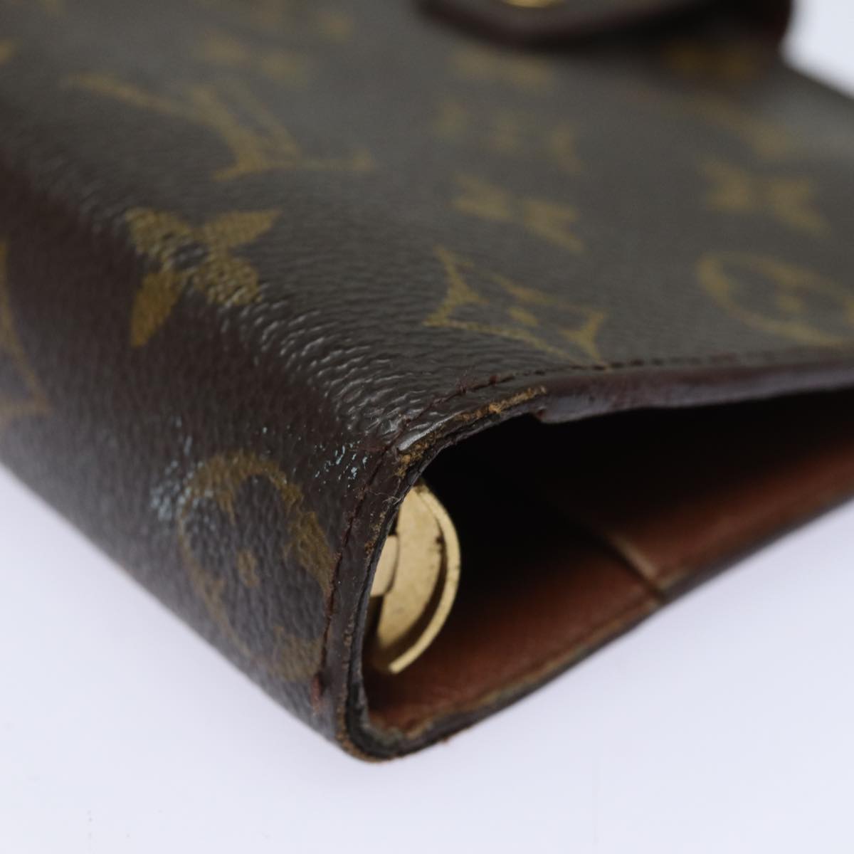 LOUIS VUITTON Monogram Agenda MM Day Planner Cover R20105 LV 84086
