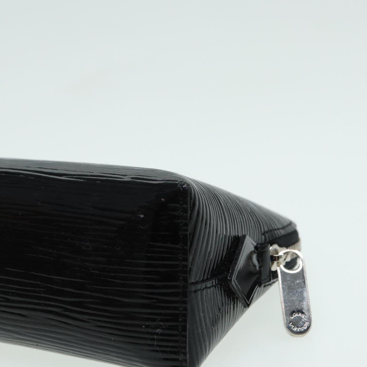 LOUIS VUITTON Epi Pochette Cosmetic PM Cosmetic Pouch Black M41348 LV 84088