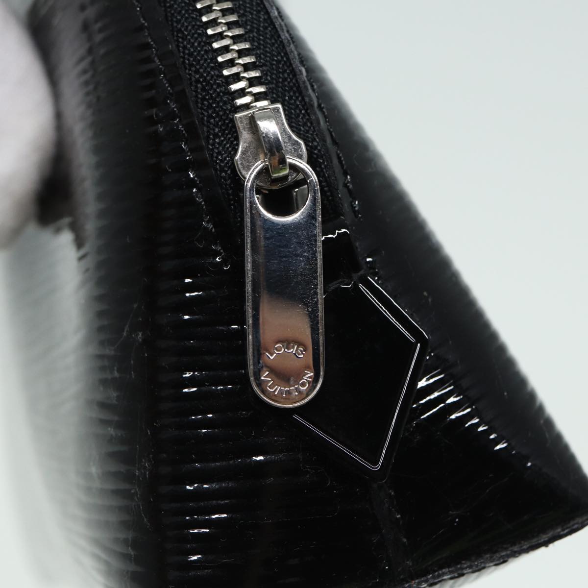 LOUIS VUITTON Epi Pochette Cosmetic PM Cosmetic Pouch Black M41348 LV 84088
