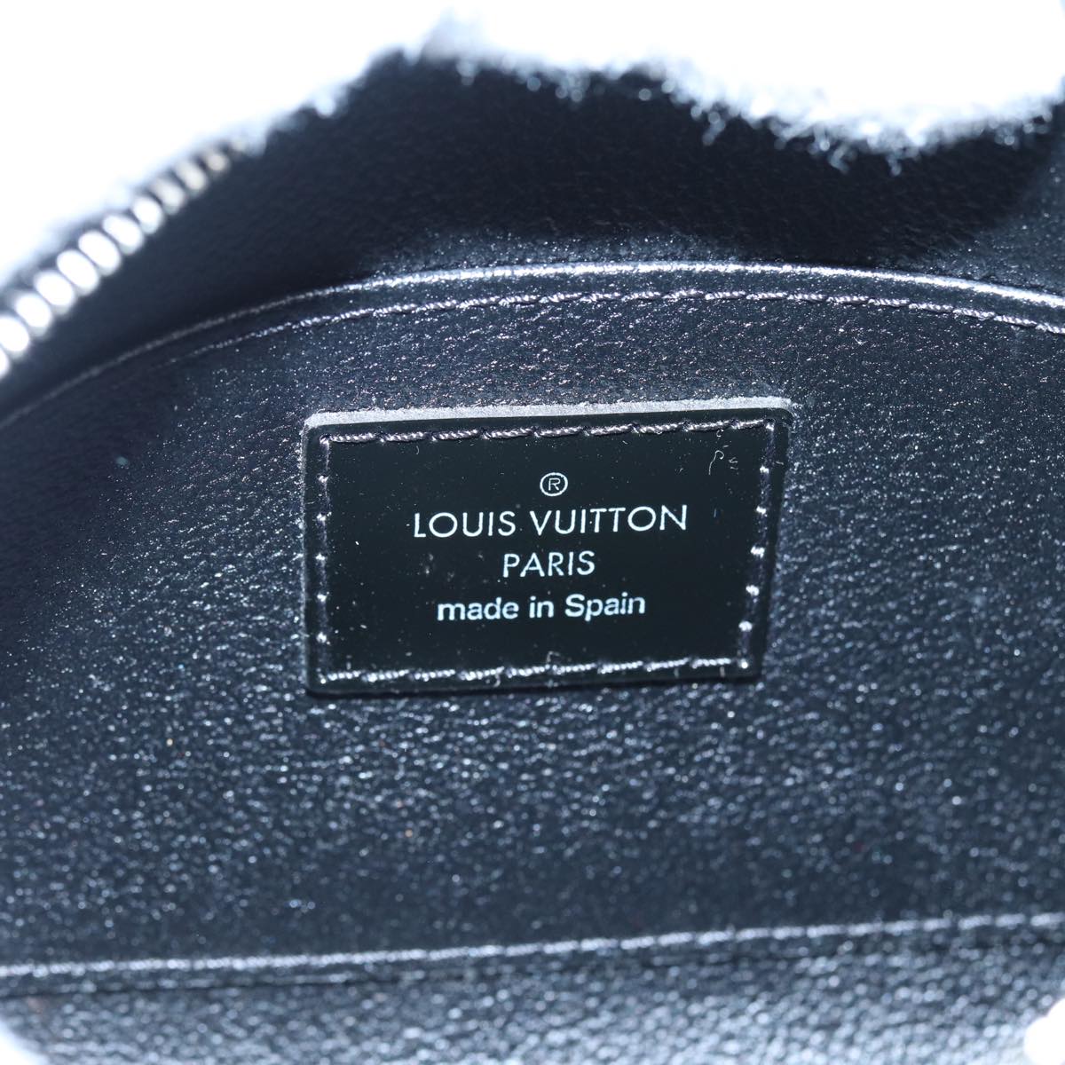 LOUIS VUITTON Epi Pochette Cosmetic PM Cosmetic Pouch Black M41348 LV 84088