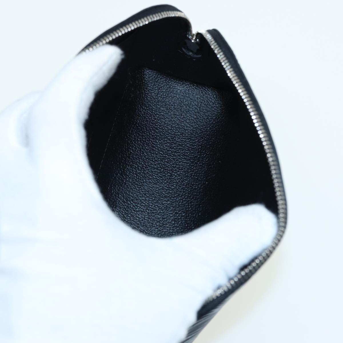 LOUIS VUITTON Epi Pochette Cosmetic PM Cosmetic Pouch Black M41348 LV 84088