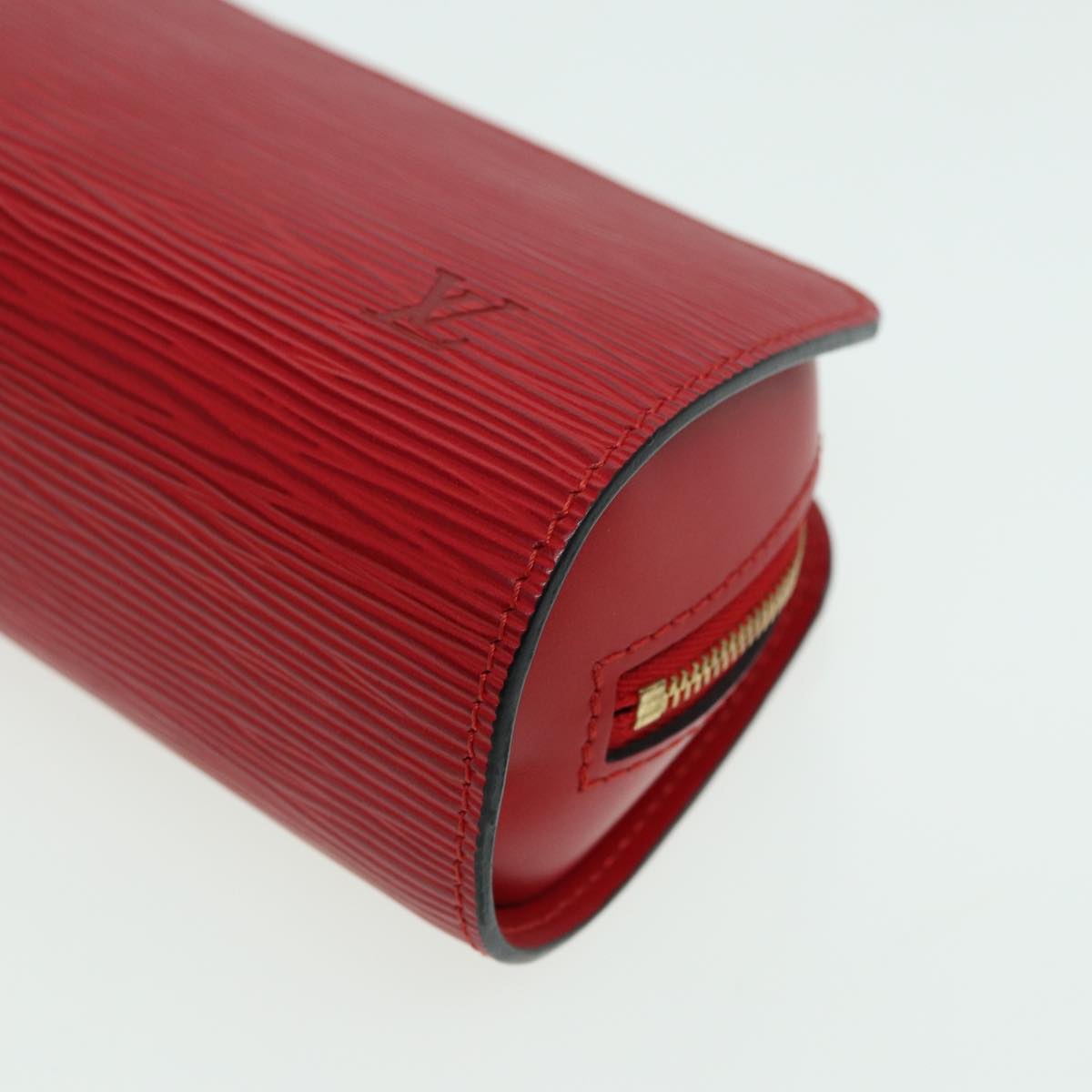LOUIS VUITTON Epi Dauphine PM Pouch Castilian Red M48447 LV 84123