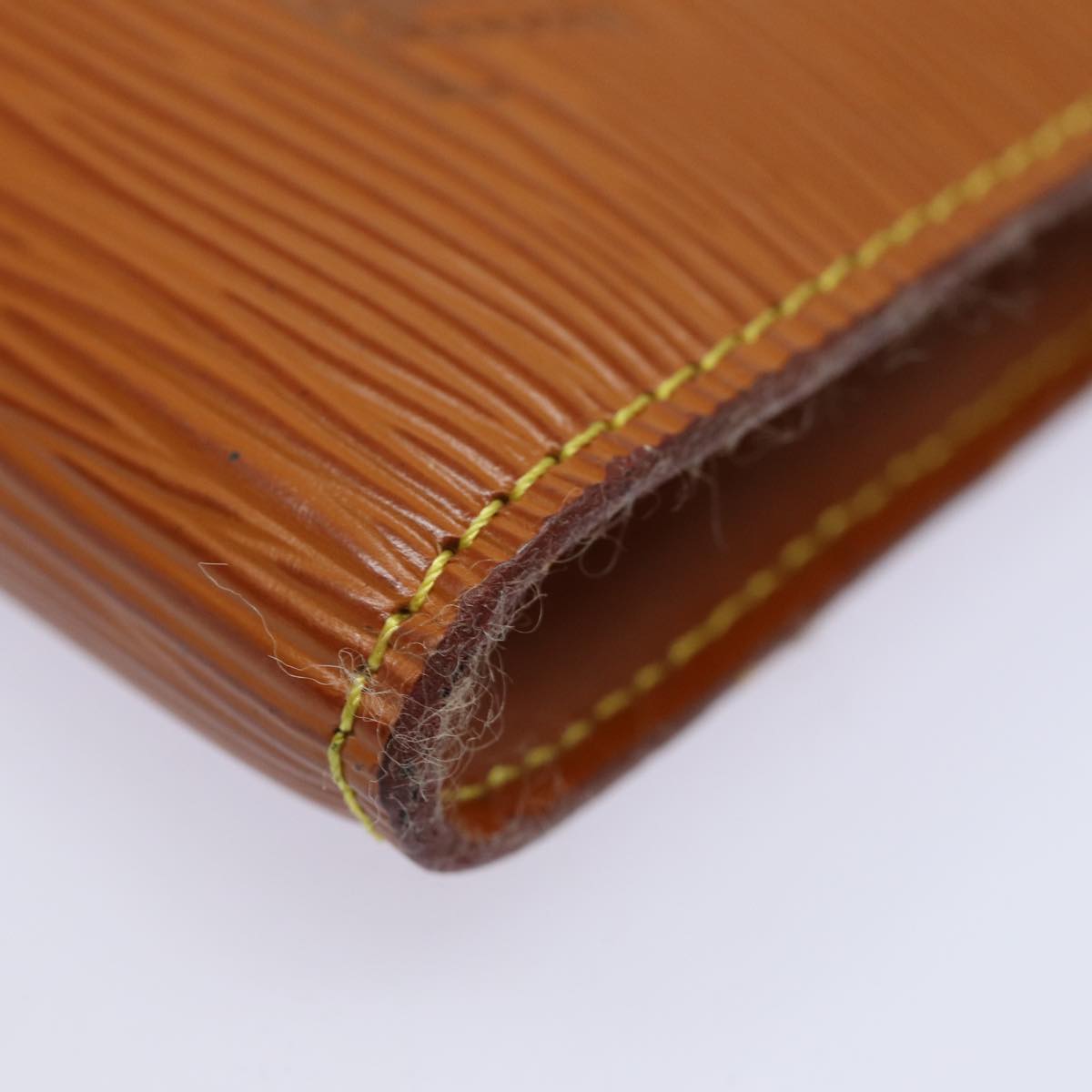 LOUIS VUITTON Epi Pochette Accessoires Pouch Brown M52953 LV 84124