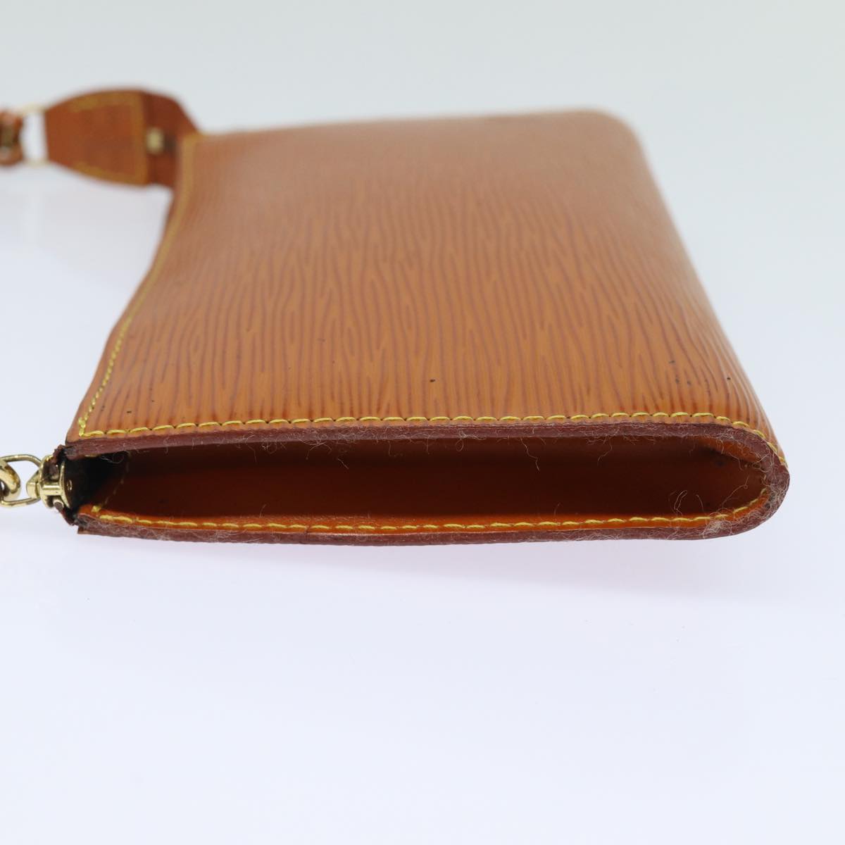 LOUIS VUITTON Epi Pochette Accessoires Pouch Brown M52953 LV 84124