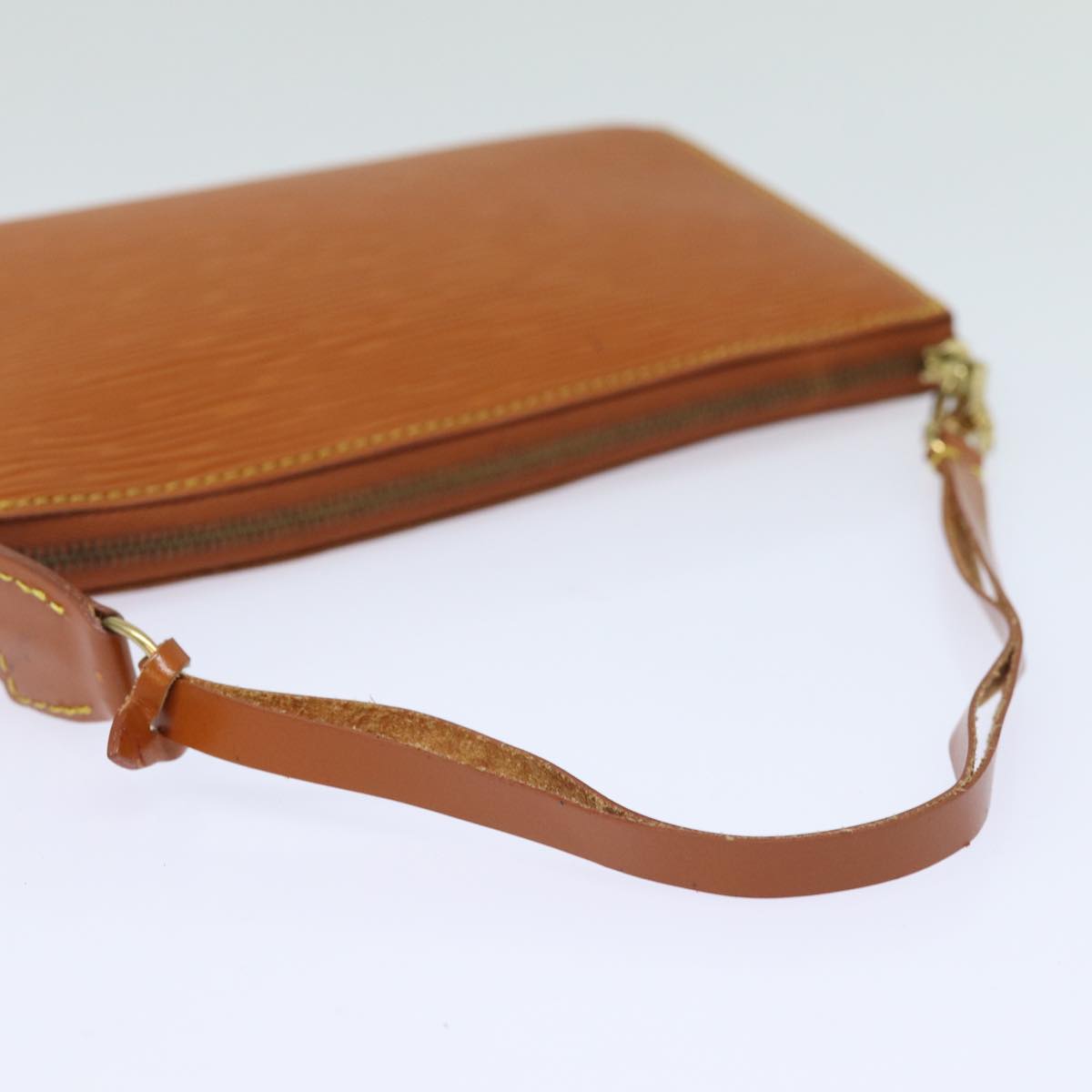 LOUIS VUITTON Epi Pochette Accessoires Pouch Brown M52953 LV 84124