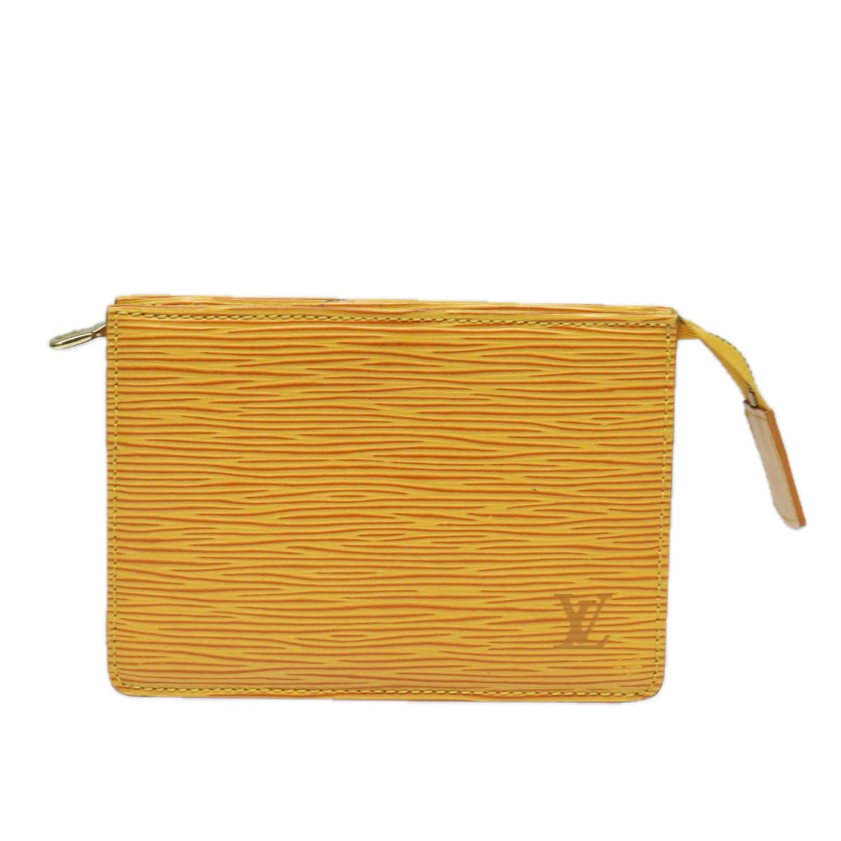 LOUIS VUITTON Epi Poche Toilette 15 Pouch Yellow LV 84125