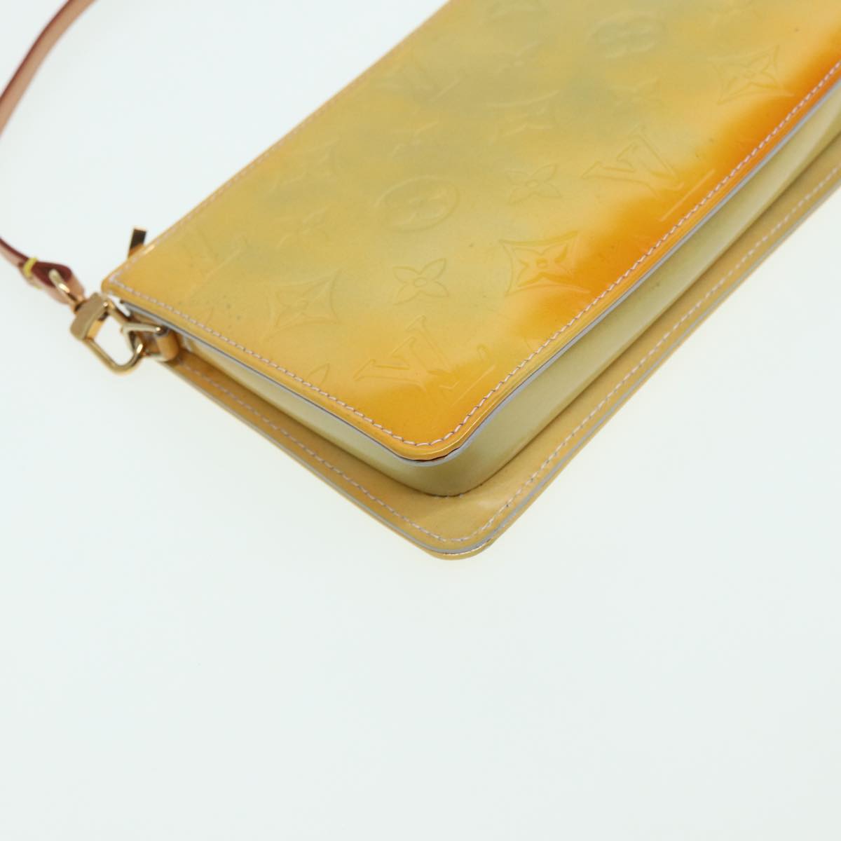 LOUIS VUITTON Monogram Vernis Lexington Accessory Pouch Gris M91056 84126