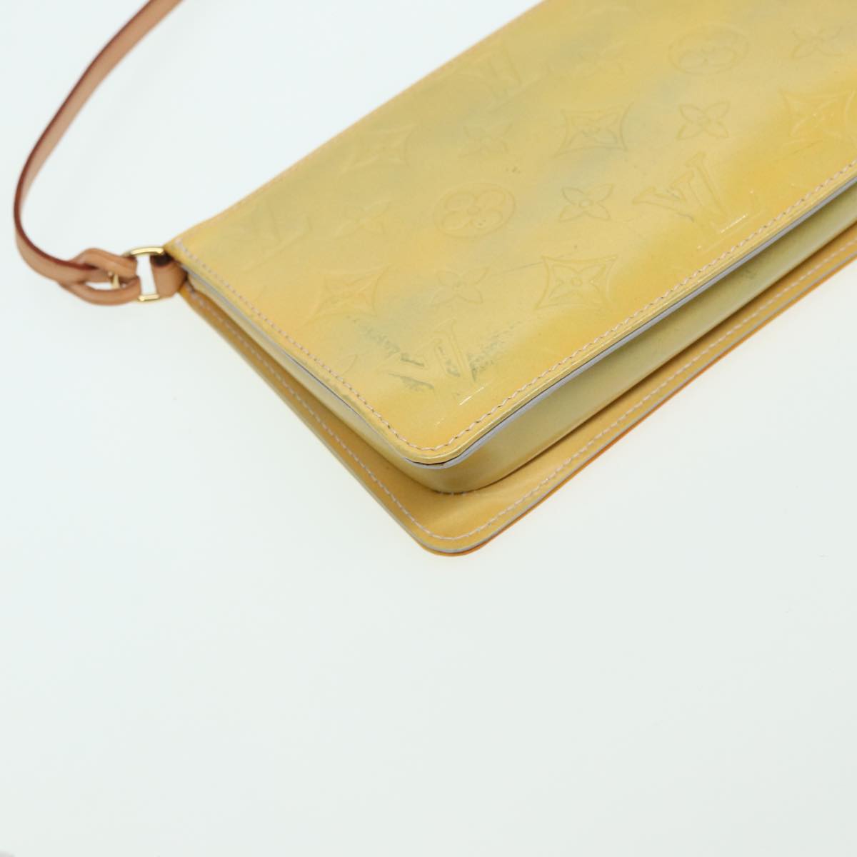 LOUIS VUITTON Monogram Vernis Lexington Accessory Pouch Gris M91056 84126