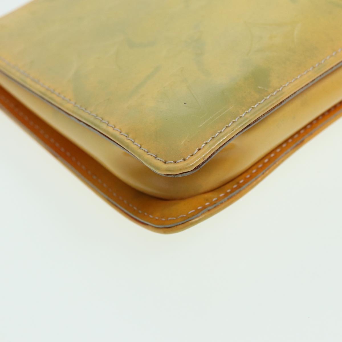 LOUIS VUITTON Monogram Vernis Lexington Accessory Pouch Gris M91056 84127