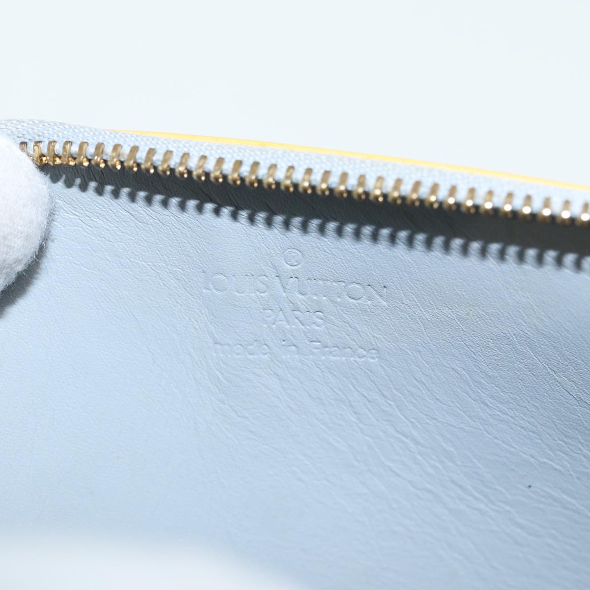 LOUIS VUITTON Monogram Vernis Lexington Accessory Pouch Gris M91056 84127