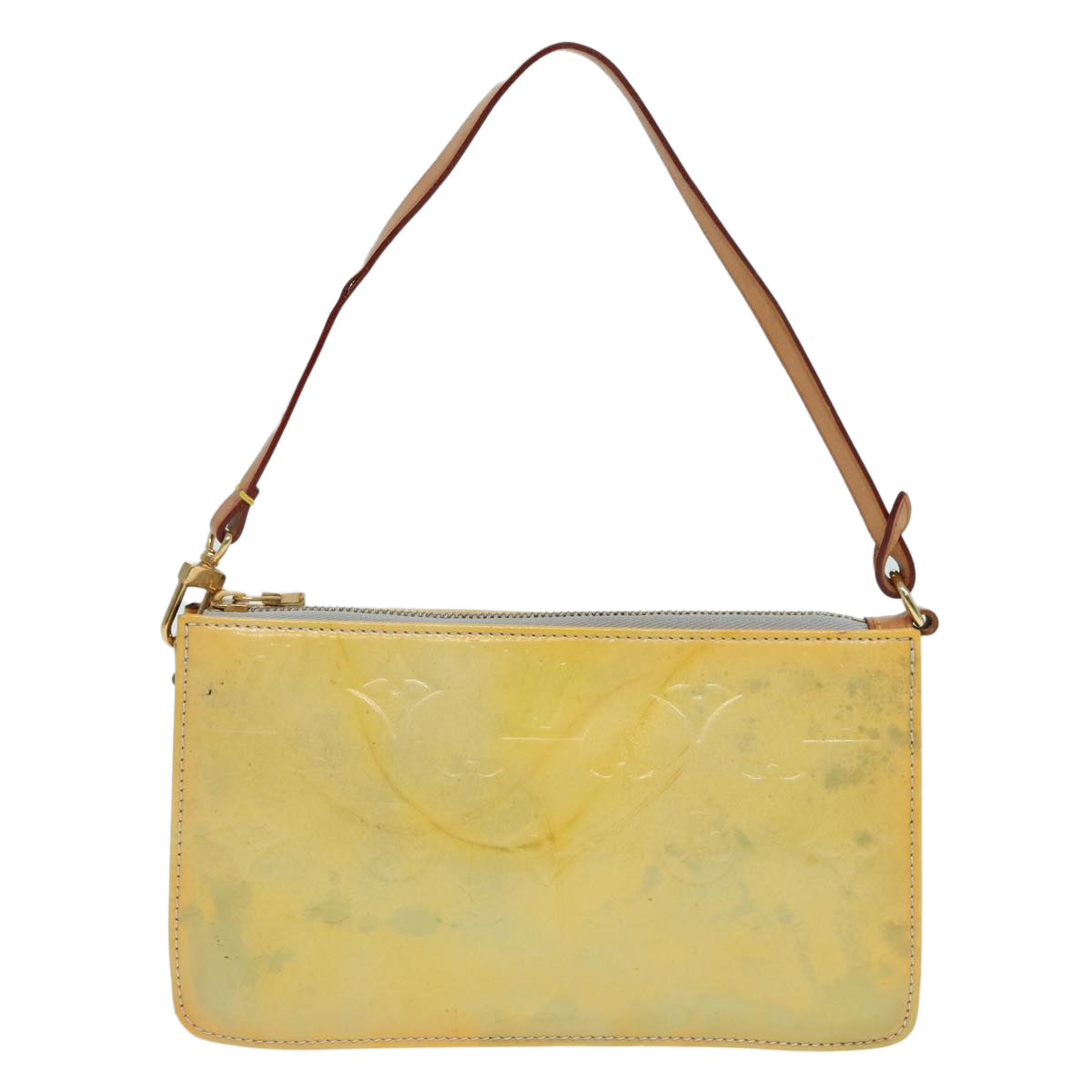 LOUIS VUITTON Monogram Vernis Lexington Accessory Pouch Gris M91056 84127