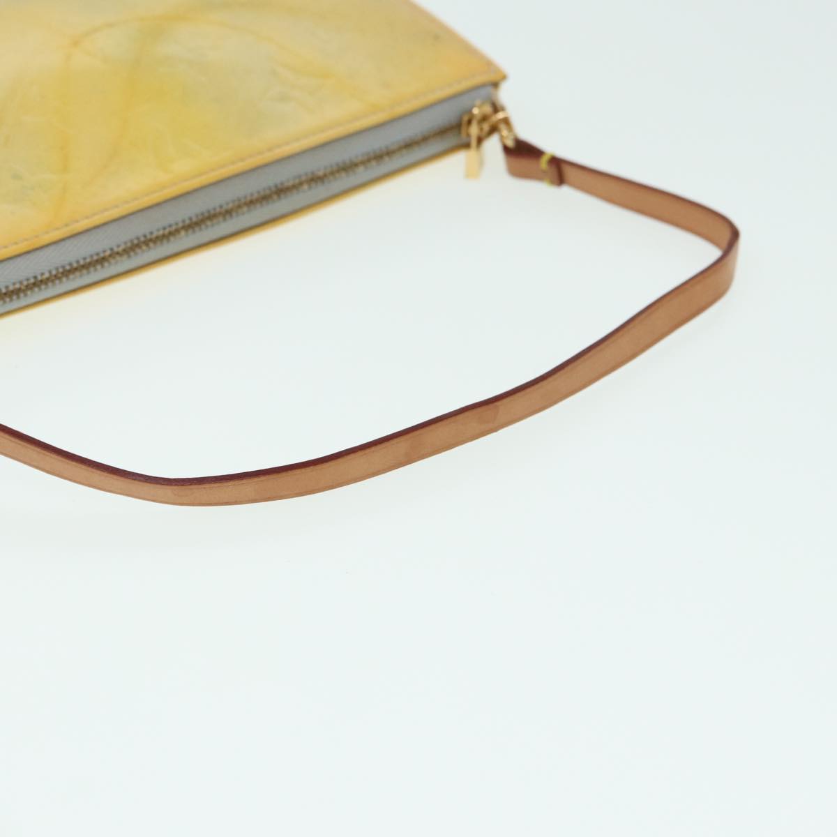 LOUIS VUITTON Monogram Vernis Lexington Accessory Pouch Gris M91056 84127