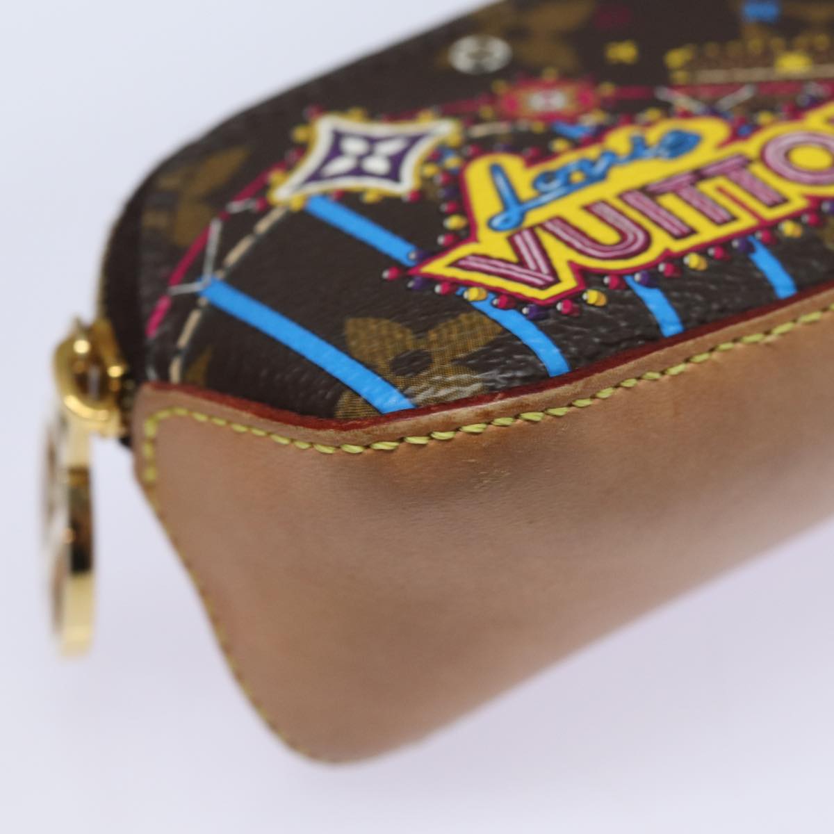 LOUIS VUITTON Monogram Vivienne Trousse Elizabeth Pen Case GI0539 LV 84129