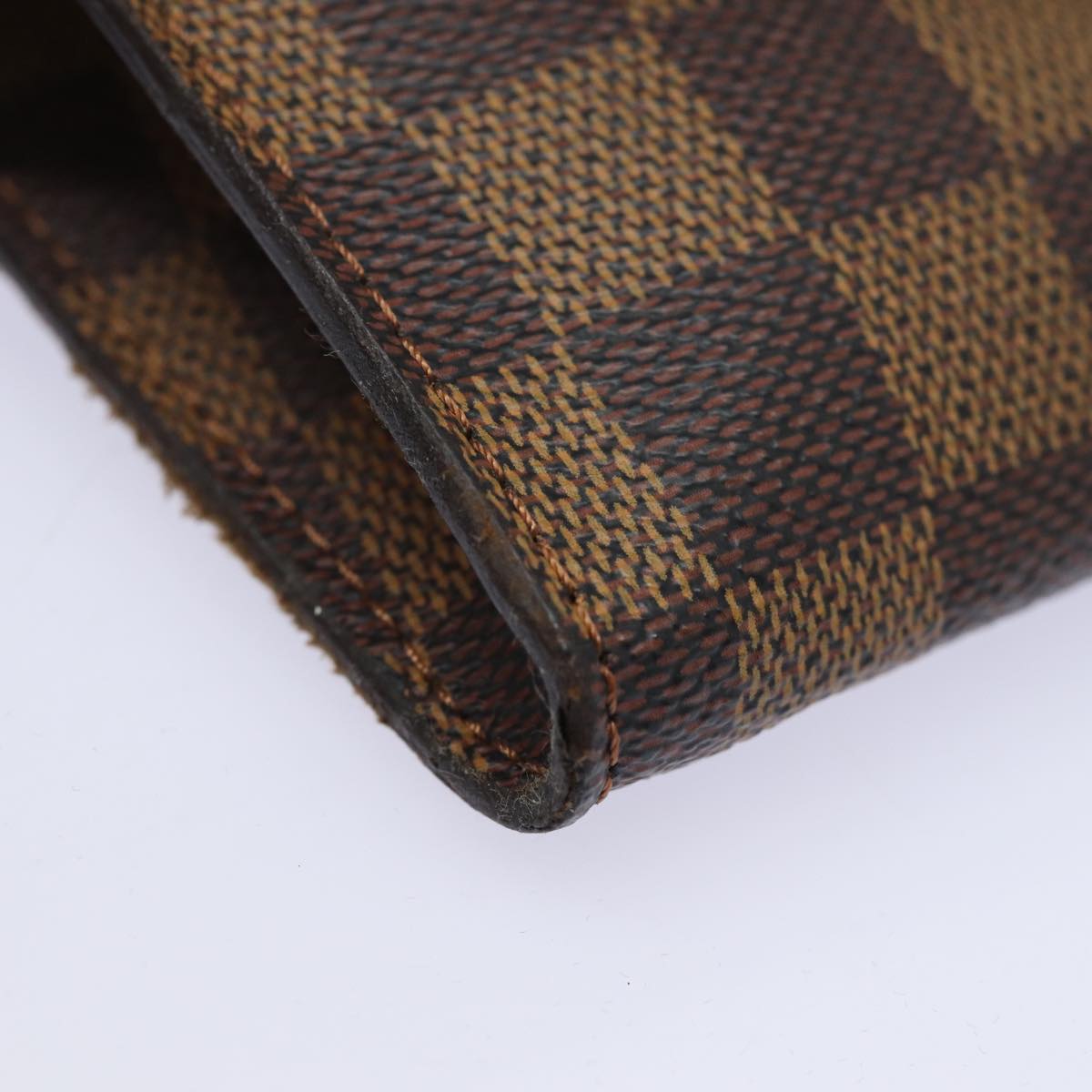 LOUIS VUITTON Damier Ebene Marais Pouch LV 84130