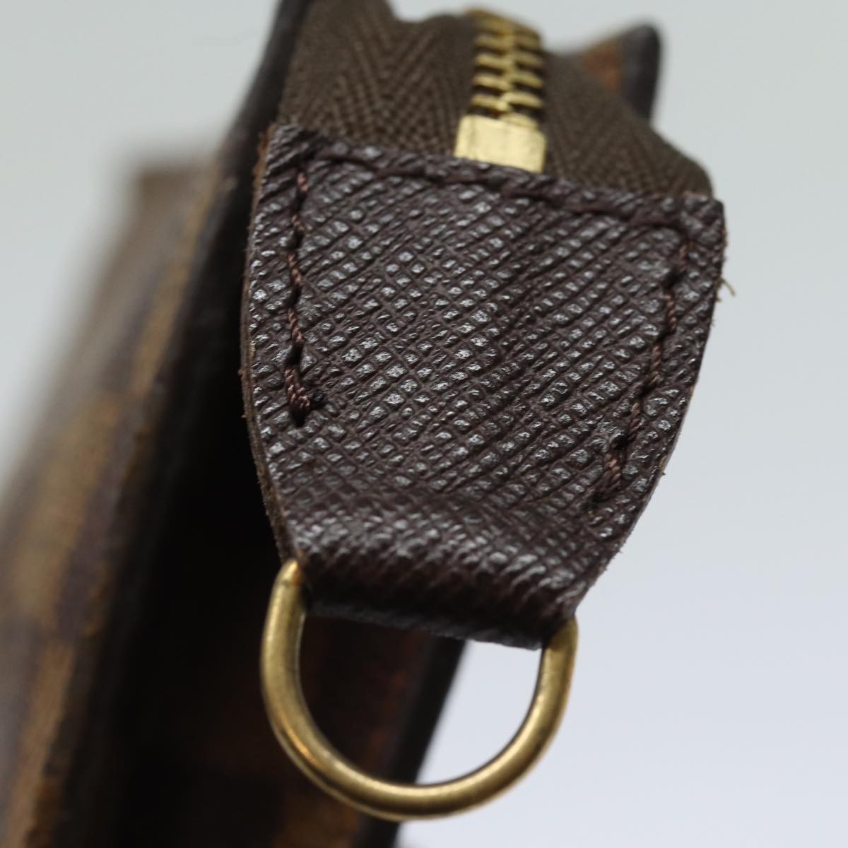 LOUIS VUITTON Damier Ebene Marais Pouch LV 84130