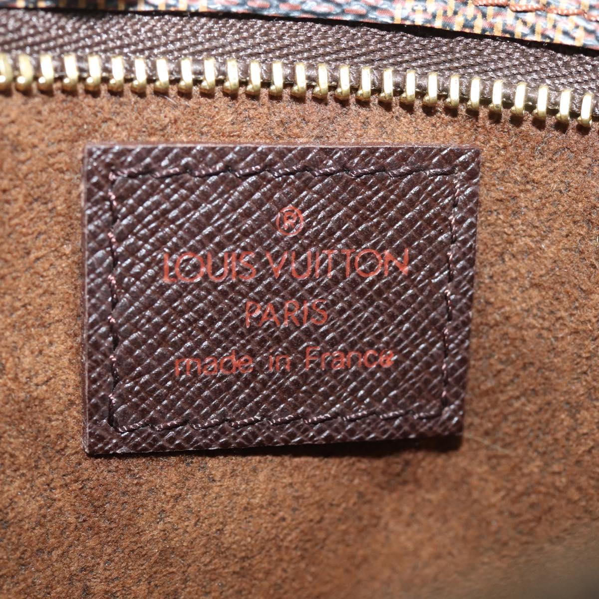 LOUIS VUITTON Damier Ebene Marais Pouch LV 84130
