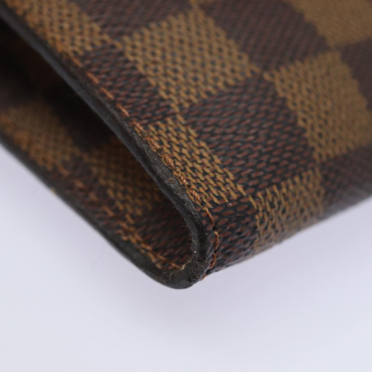 LOUIS VUITTON Damier Ebene Marais Pouch LV 84130