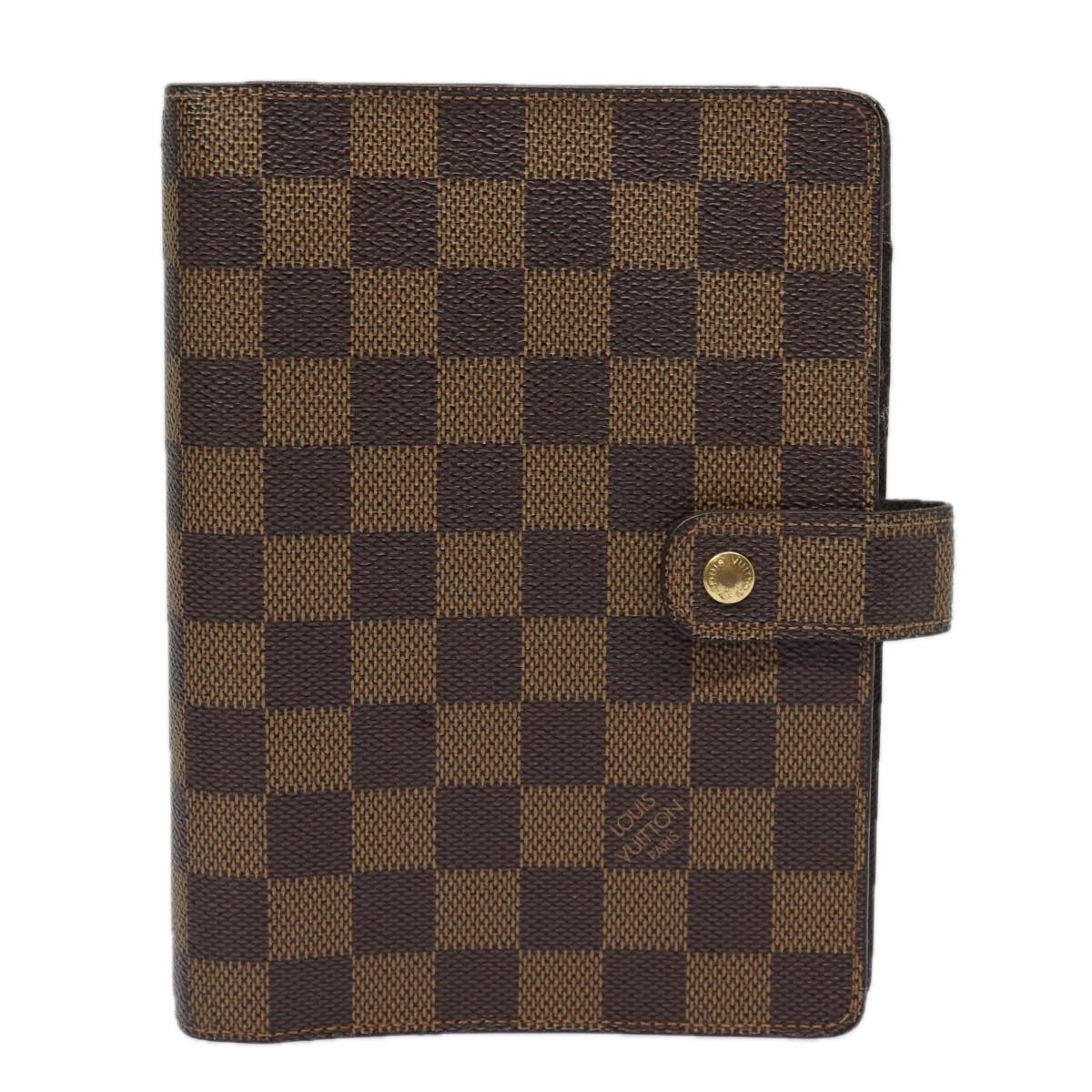 LOUIS VUITTON Damier Ebene Agenda MM Day Planner Cover R20240 LV 84132