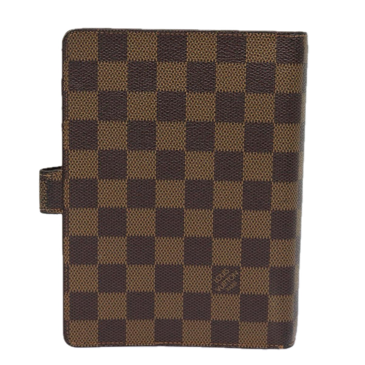LOUIS VUITTON Damier Ebene Agenda MM Day Planner Cover R20240 LV 84132