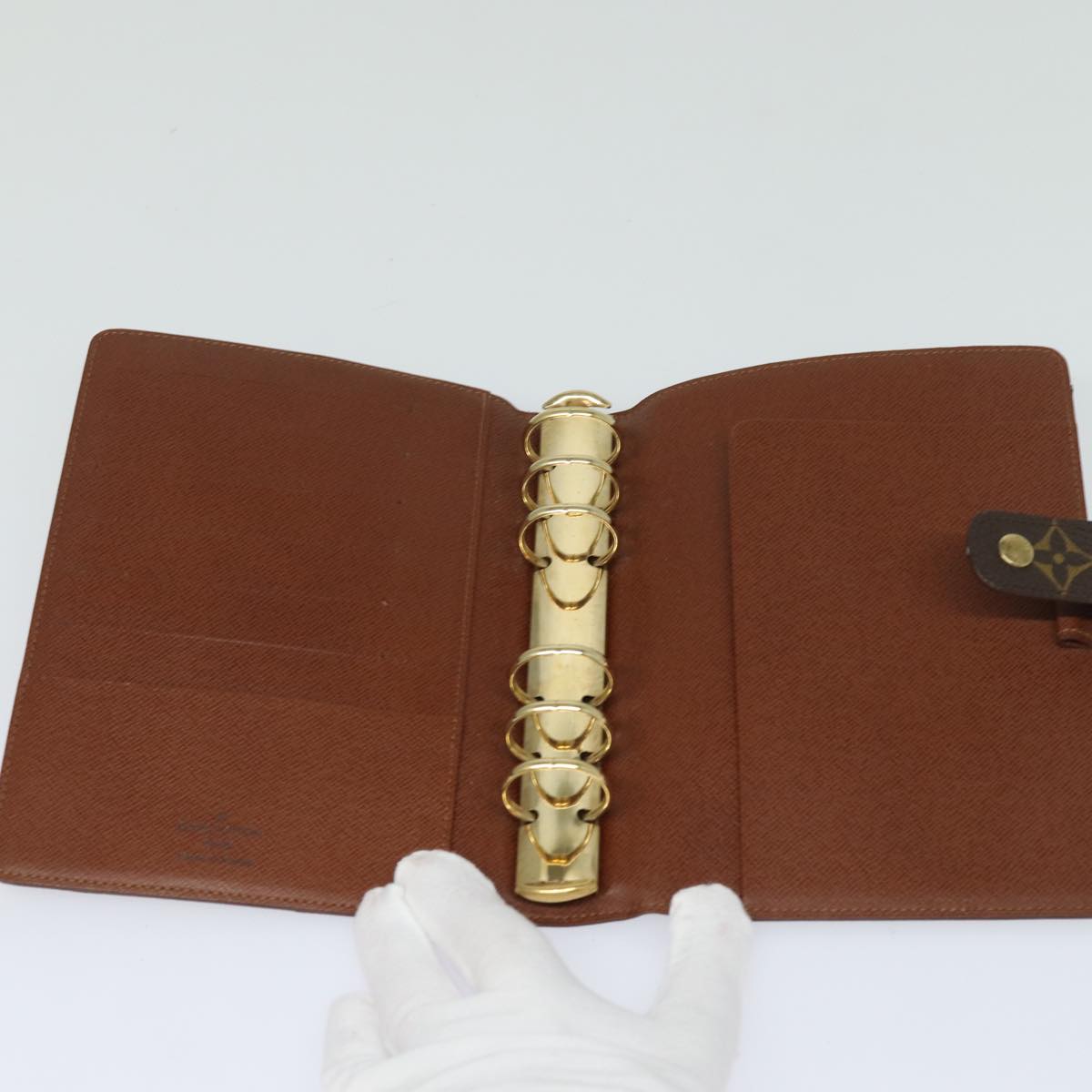 LOUIS VUITTON Monogram Agenda MM Day Planner Cover R20105 LV 84133