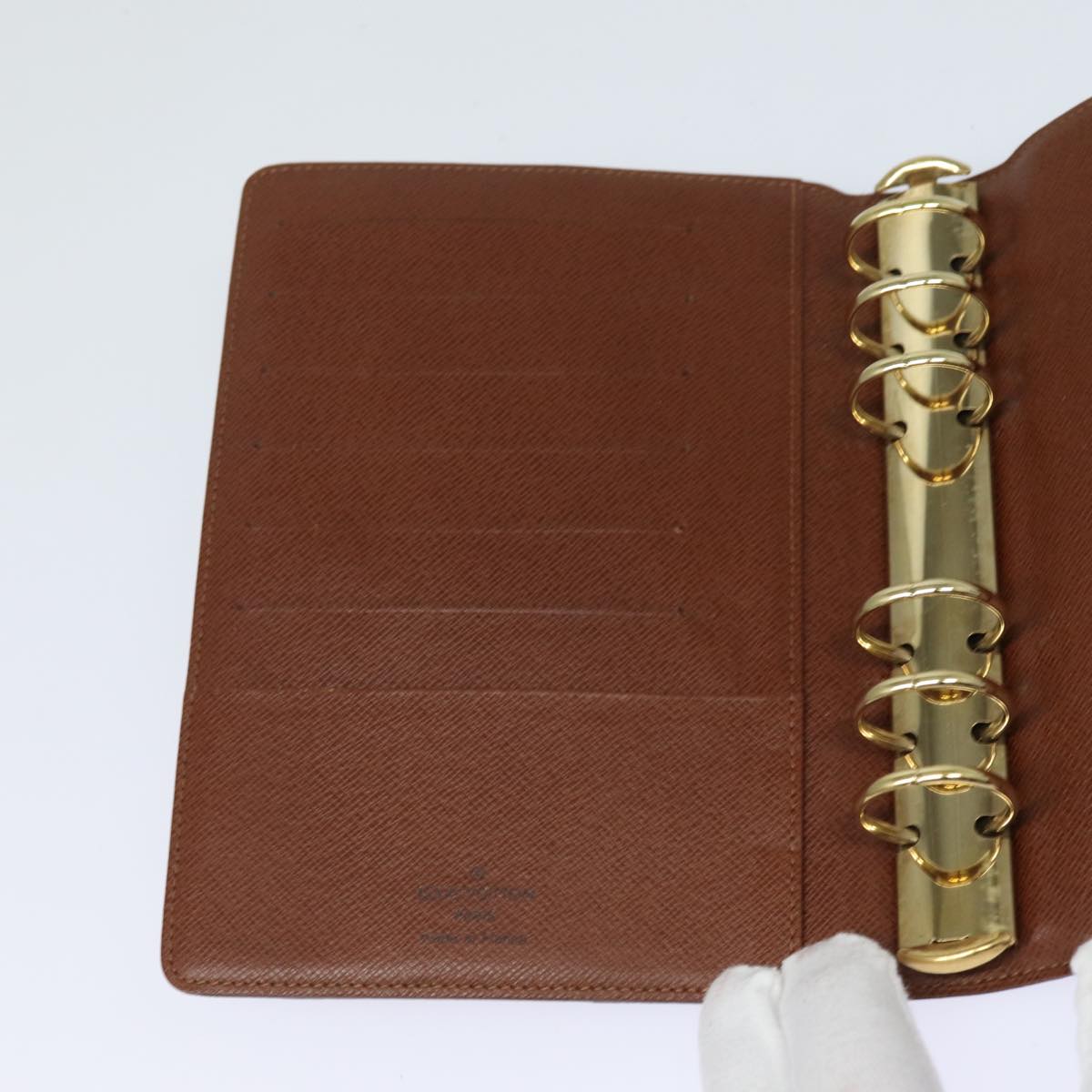 LOUIS VUITTON Monogram Agenda MM Day Planner Cover R20105 LV 84133