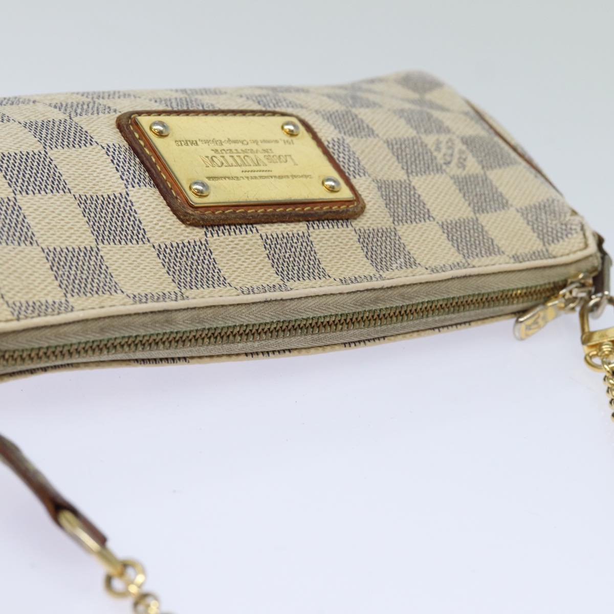 LOUIS VUITTON Damier Azur Eva Shoulder Bag 2way N55214 LV 84137