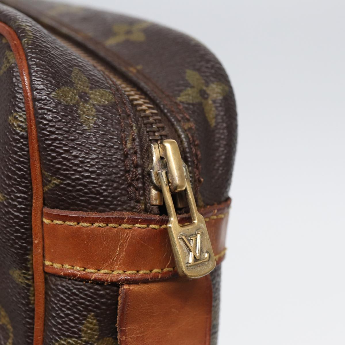 LOUIS VUITTON Monogram Compiegne 28 Clutch Bag M51845 LV 84142