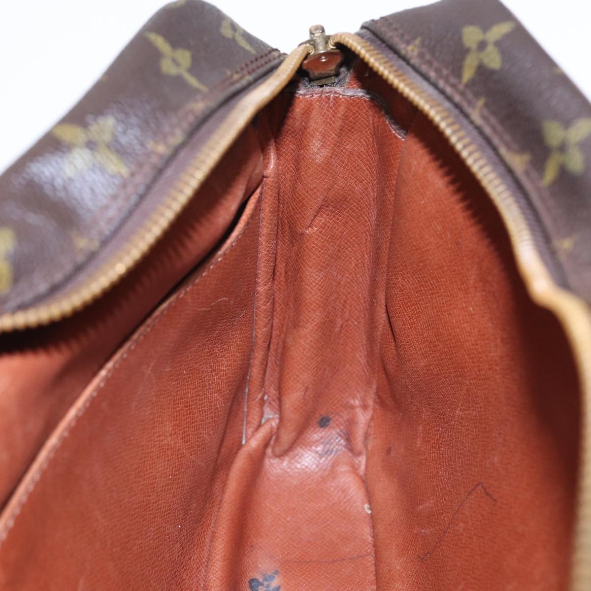 LOUIS VUITTON Monogram Compiegne 28 Clutch Bag M51845 LV 84142