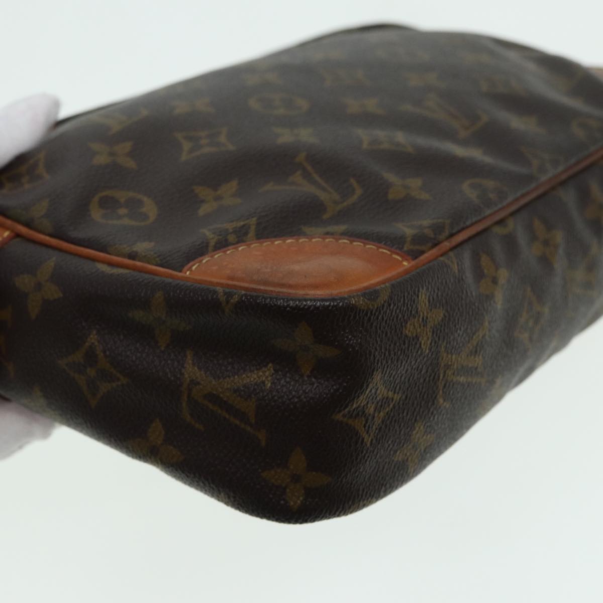 LOUIS VUITTON Monogram Compiegne 28 Clutch Bag M51845 LV 84143