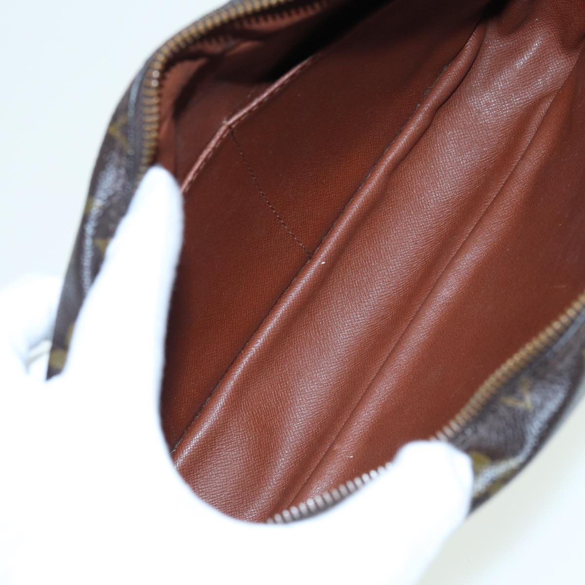 LOUIS VUITTON Monogram Compiegne 28 Clutch Bag M51845 LV 84143