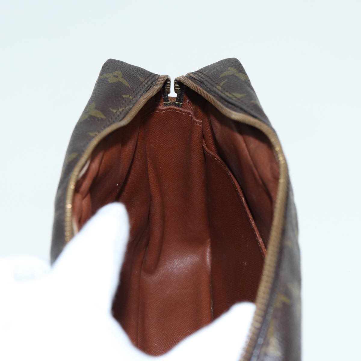 LOUIS VUITTON Monogram Compiegne 28 Clutch Bag M51845 LV 84143